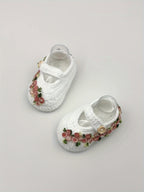Baby Floral Crochet Slip-Ons