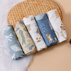 ☀️ 5pcs Baby Muslin Bibs