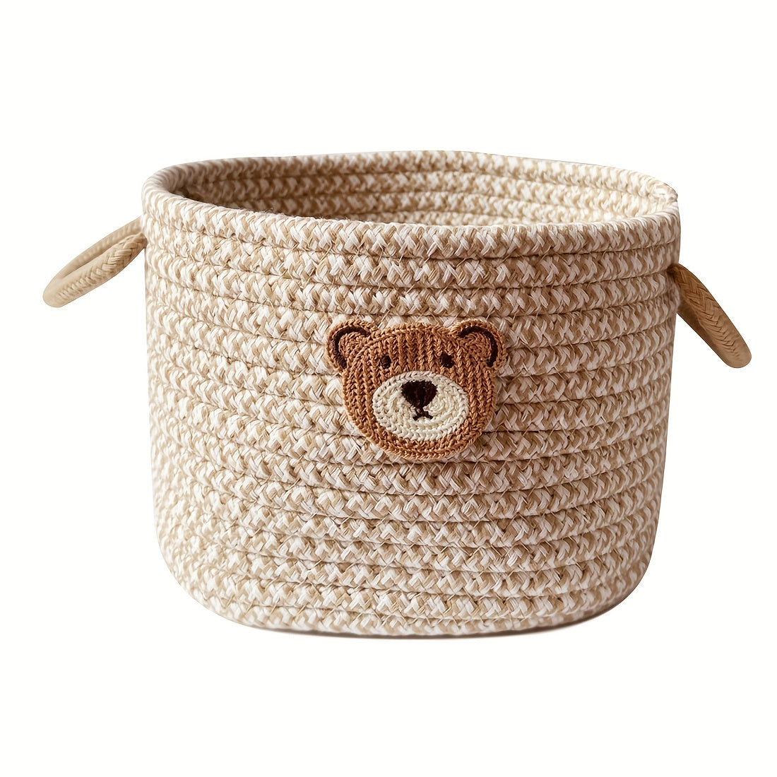 🧸 Inwagui Cute Bear Woven Storage Basket