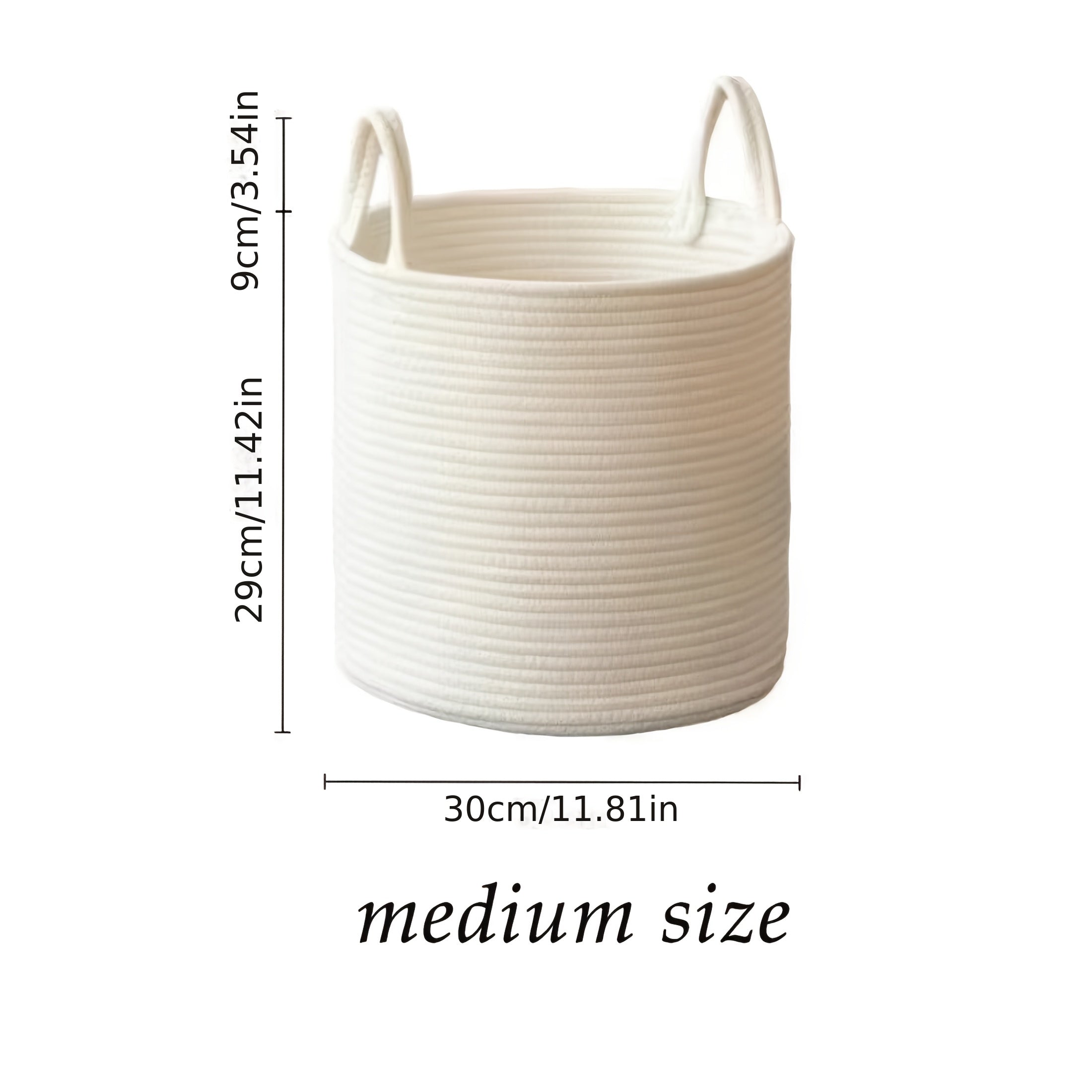 🧺 Bohemian Style Extra Large Woven Fabric Storage Basket