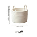 🧺 Bohemian Style Extra Large Woven Fabric Storage Basket