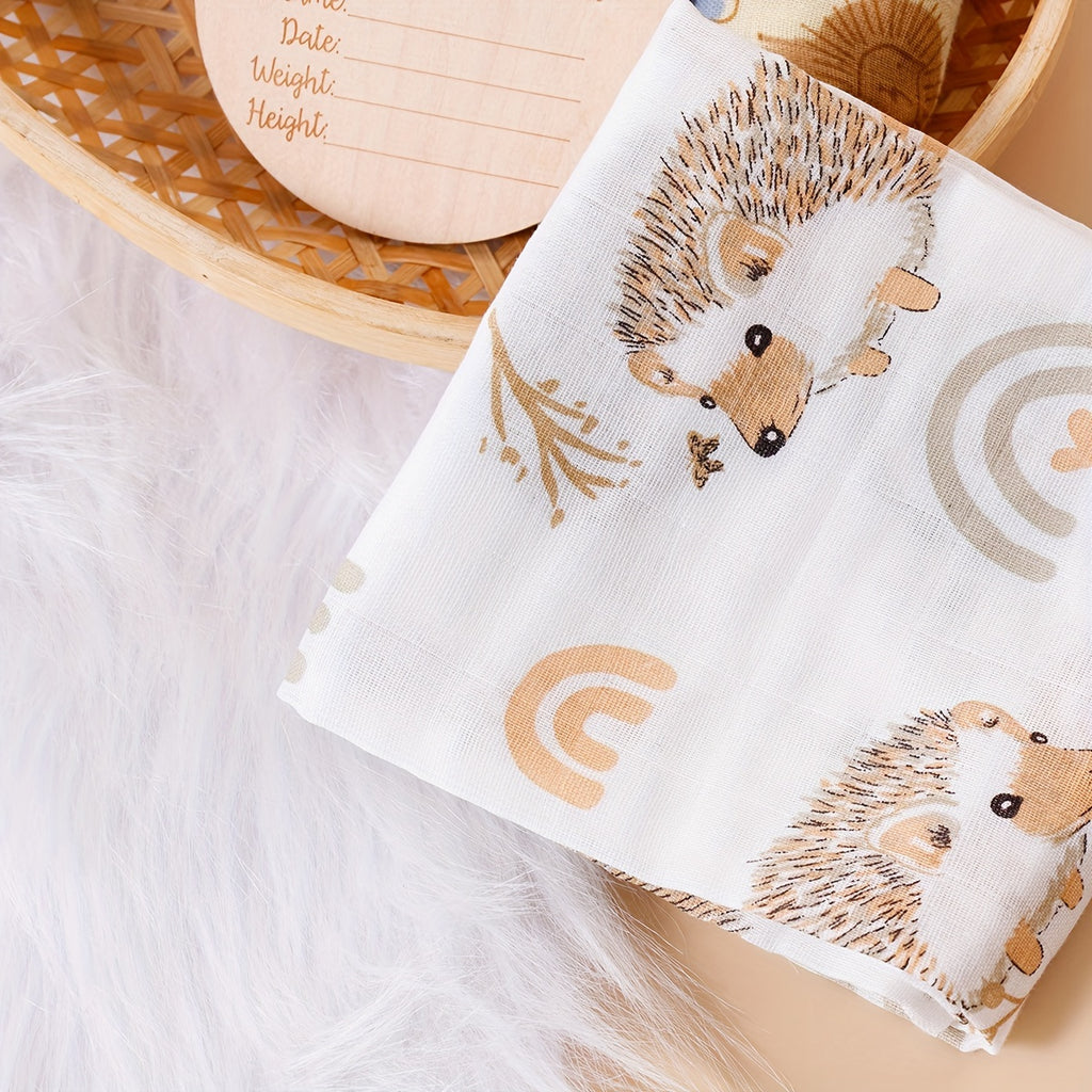 ☀️ 5pcs Baby Muslin Bibs
