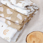 Muslin Swaddle Blanket – Neutral & Soft