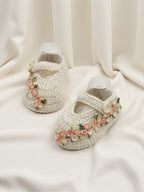 Baby Floral Crochet Slip-Ons