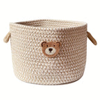 🧸 Inwagui Cute Bear Woven Storage Basket