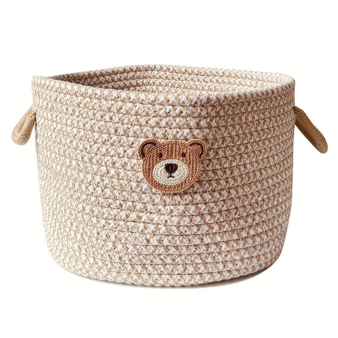 🧸 Inwagui Cute Bear Woven Storage Basket