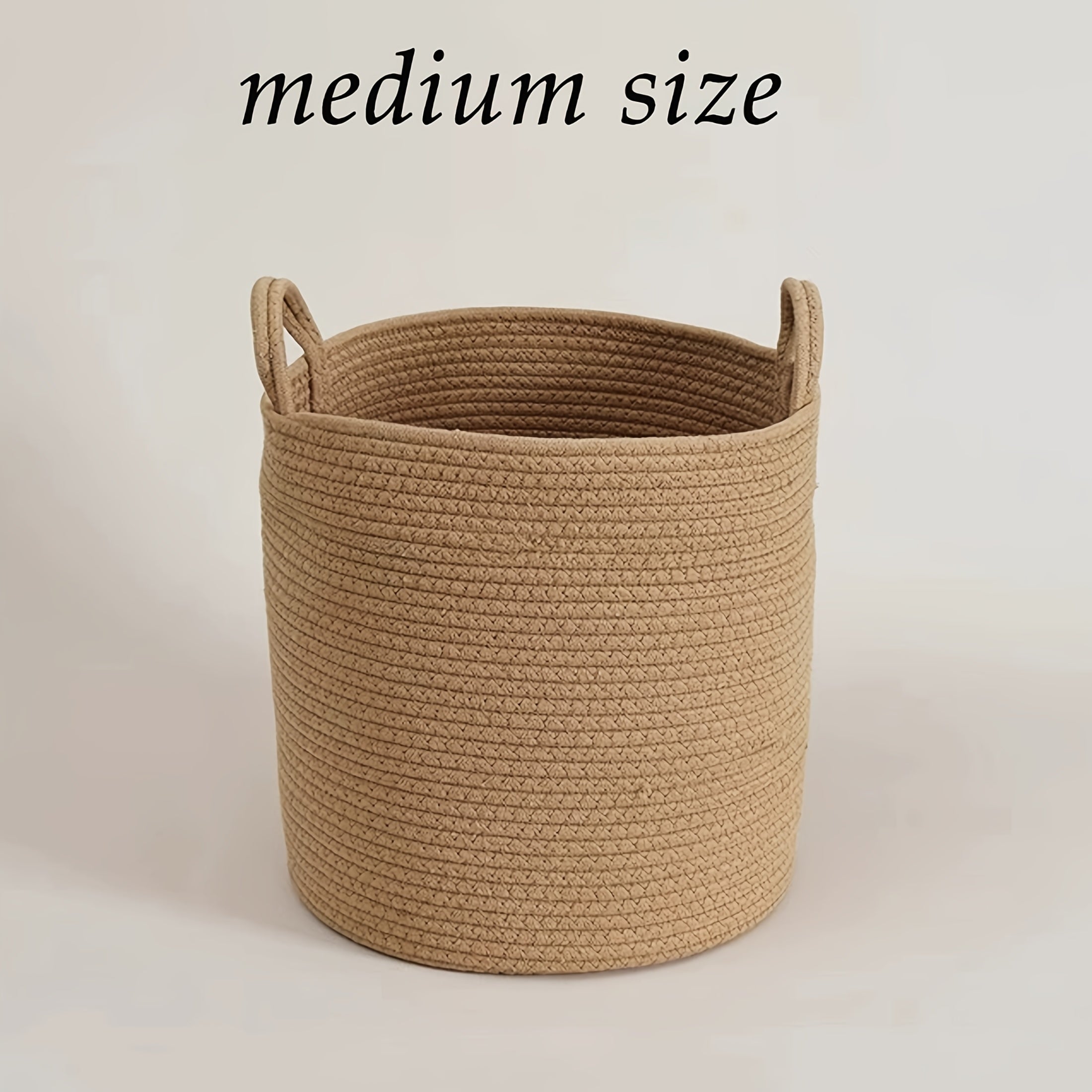 🧺 Bohemian Style Extra Large Woven Fabric Storage Basket