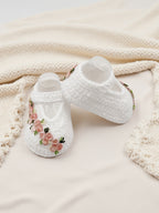 Baby Floral Crochet Slip-Ons