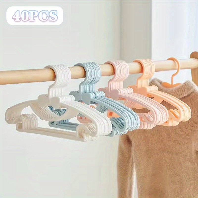 👕 40pcs Multi-Use Clothes Hangers