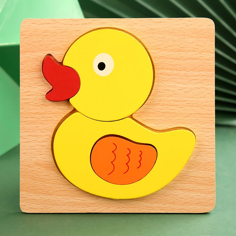 Puzzle Baby Cartoon Animal