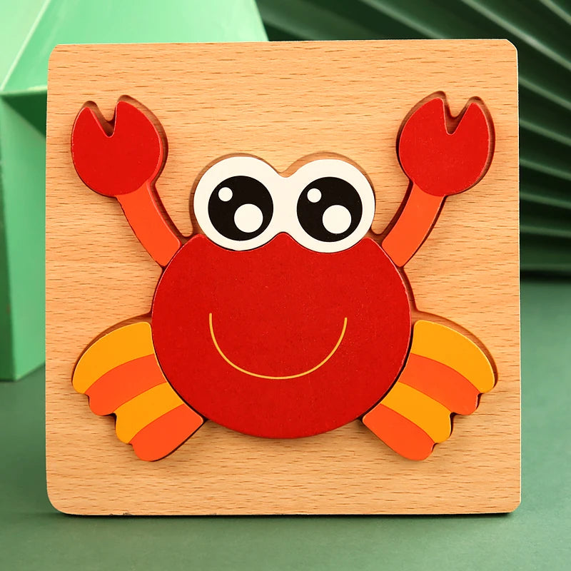 Puzzle Baby Cartoon Animal