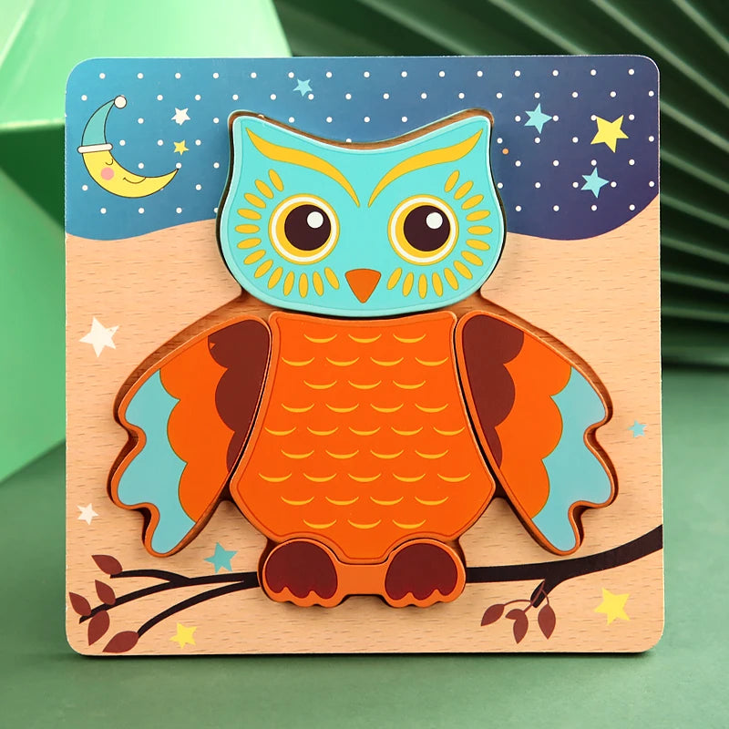 Puzzle Baby Cartoon Animal