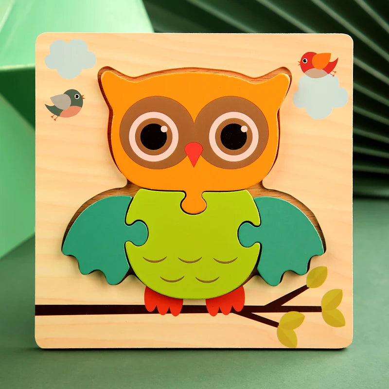 Puzzle Baby Cartoon Animal
