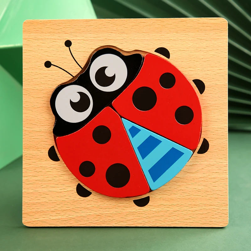 Puzzle Baby Cartoon Animal