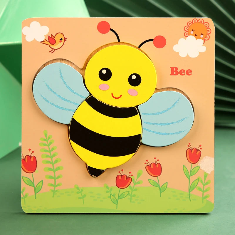 Puzzle Baby Cartoon Animal