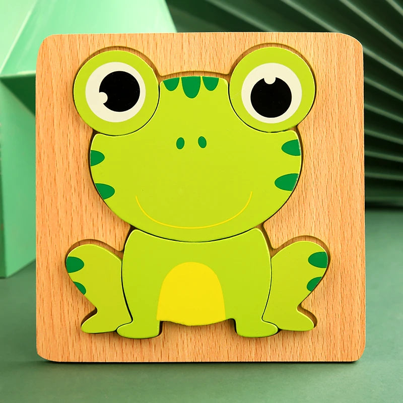 Puzzle Baby Cartoon Animal