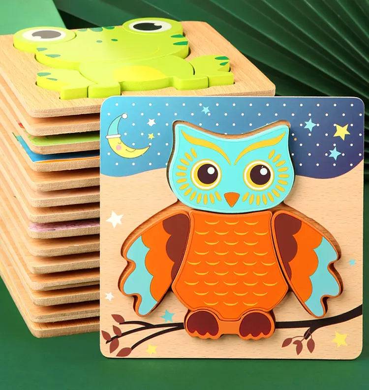 Puzzle Baby Cartoon Animal