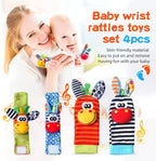 Baby Wrist Rattles Socks