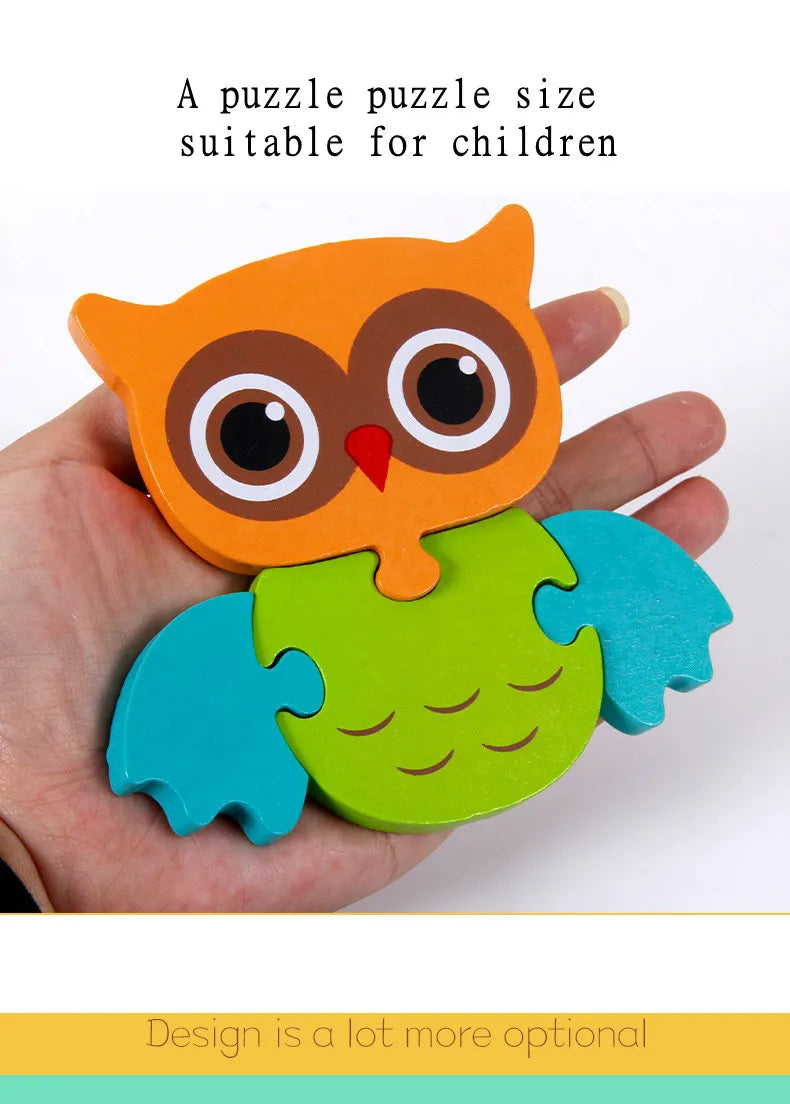 Puzzle Baby Cartoon Animal