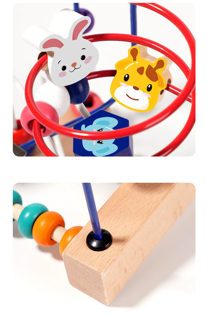 Wooden Toys Bead Maze