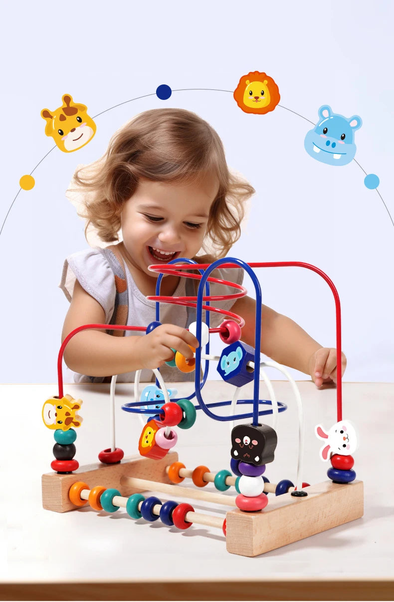 Wooden Toys Bead Maze