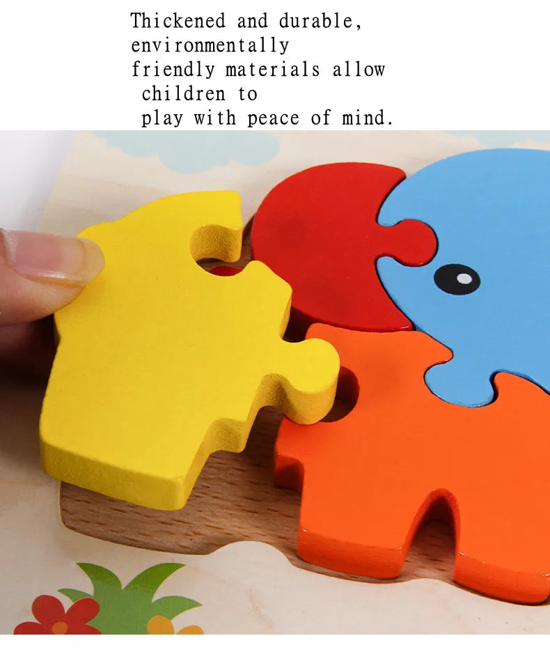 Puzzle Baby Cartoon Animal