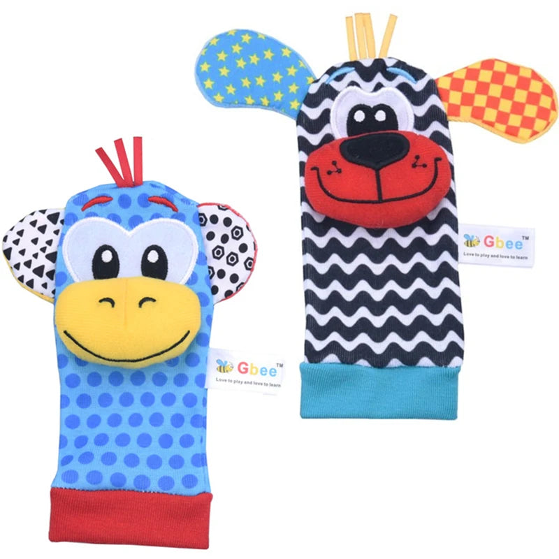 Baby Wrist Rattles Socks