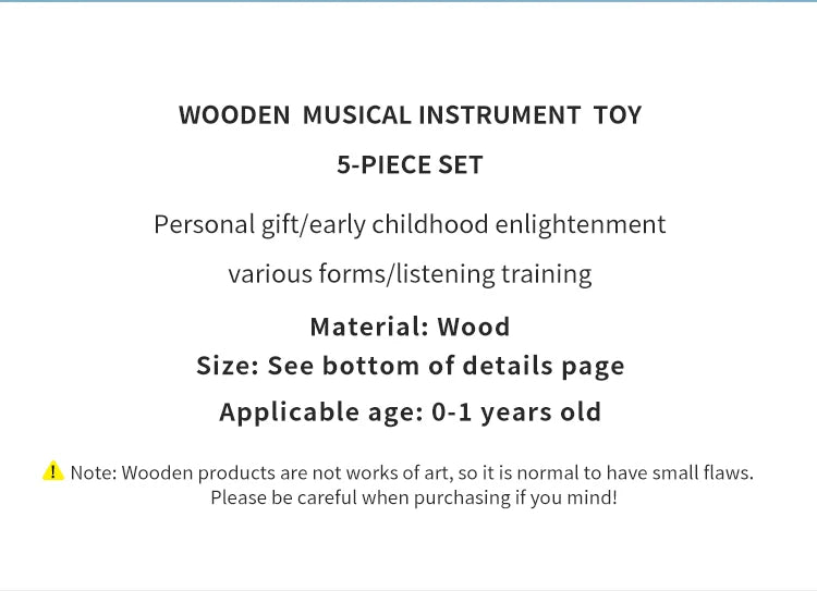 5-Piece Baby Musical Instrument Set