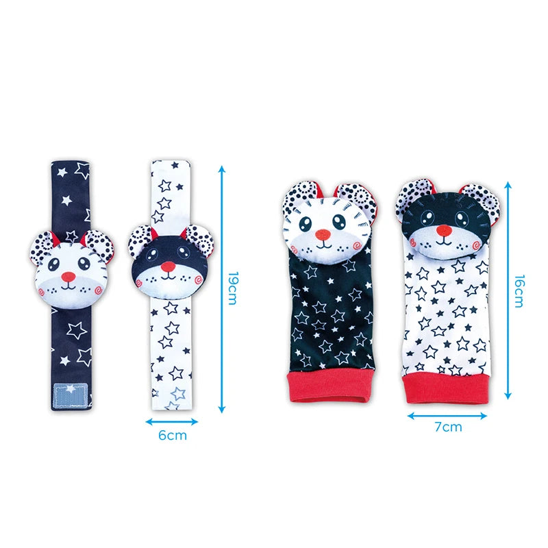 Baby Wrist Rattles Socks