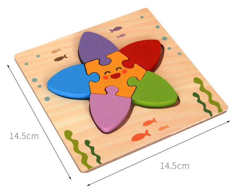 Puzzle Baby Cartoon Animal