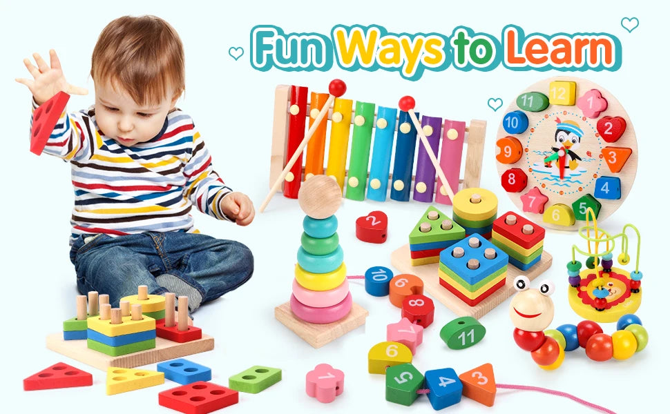 Juguetes Educativos Montessori: El placer de aprender jugando.