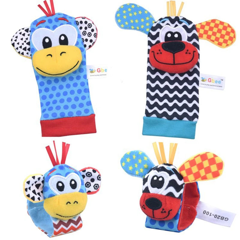 Baby Wrist Rattles Socks