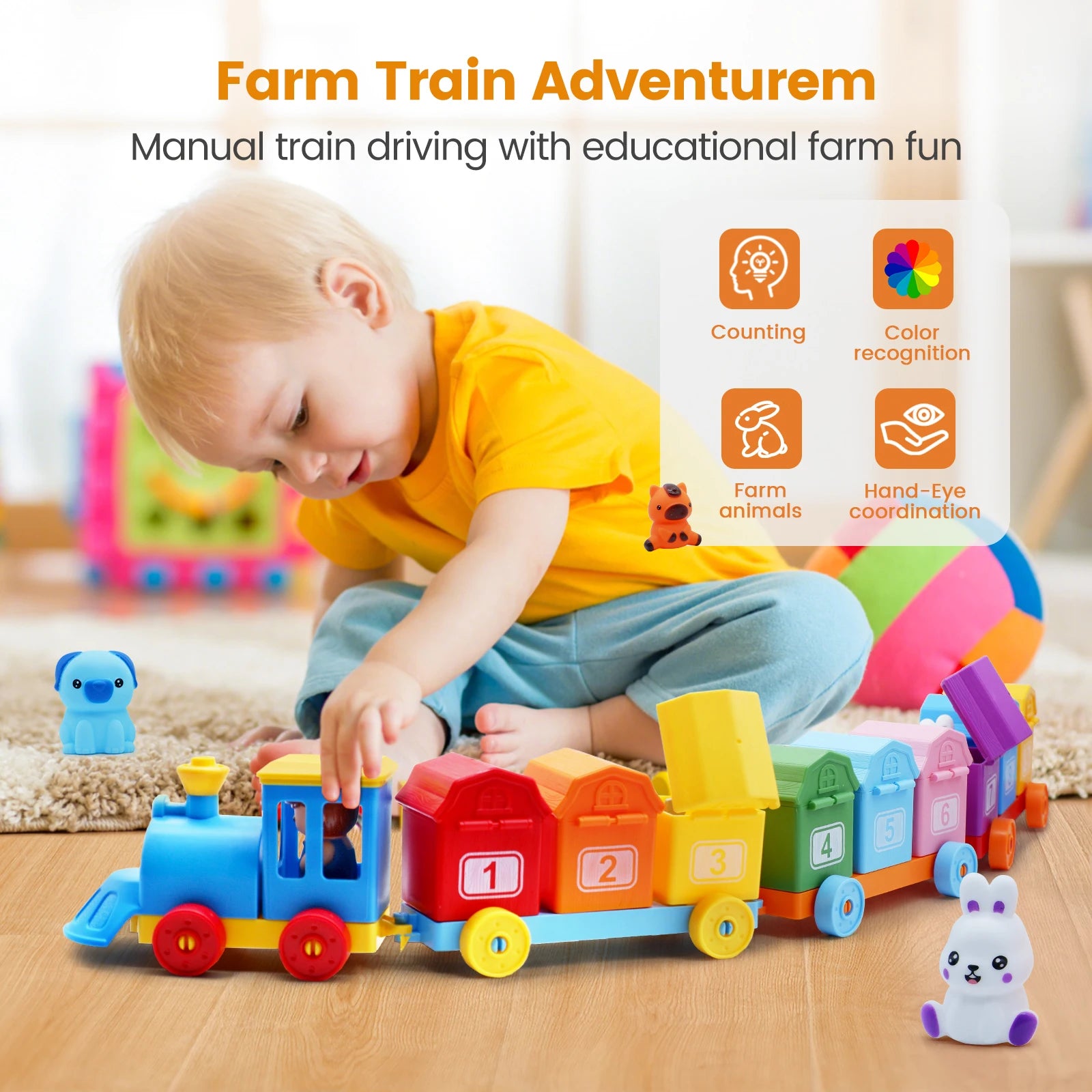 Montessori Farm Train