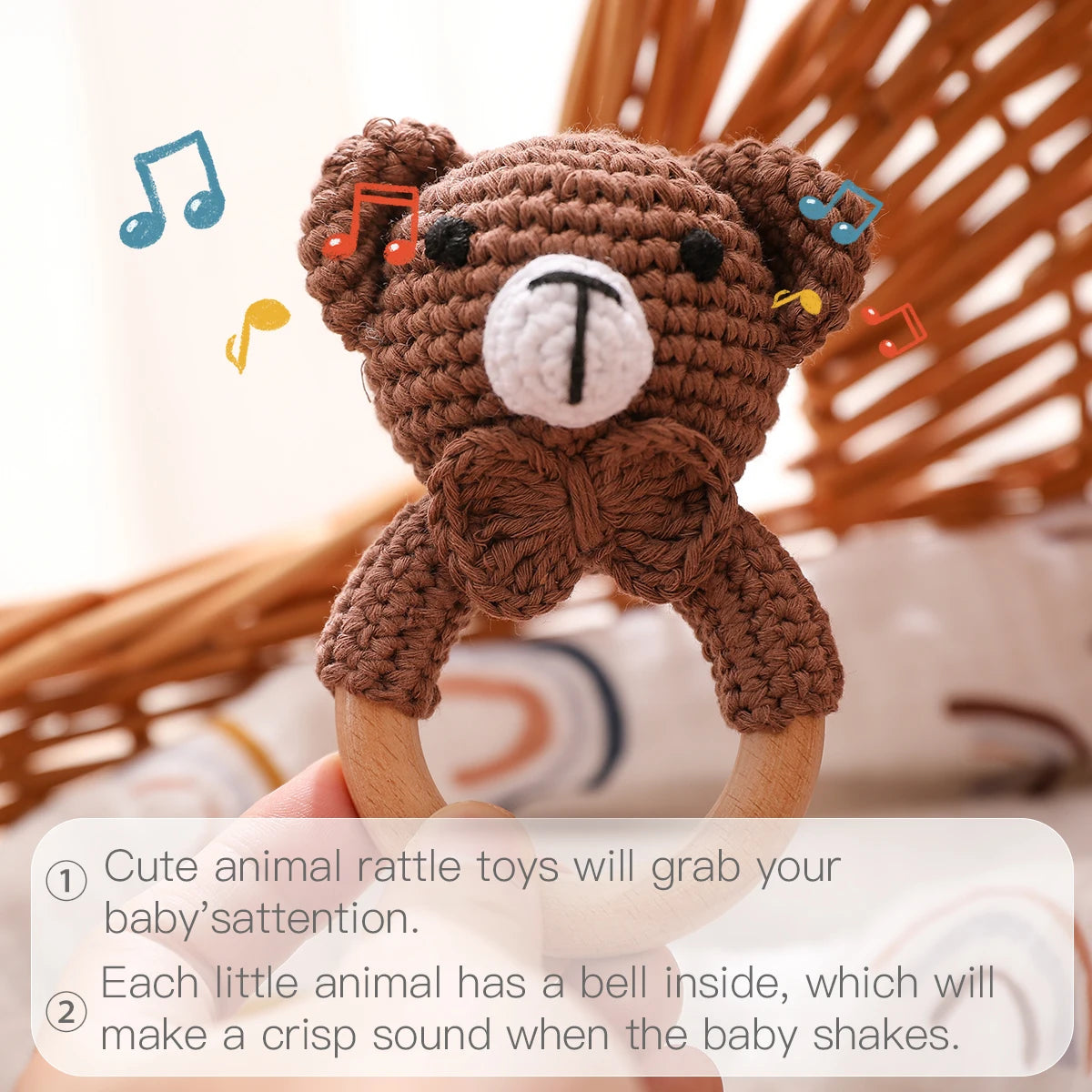 Baby Ratter Toys Wooden