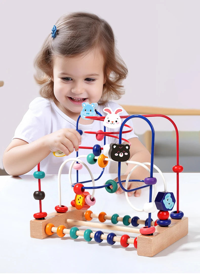 Wooden Toys Bead Maze