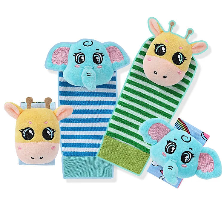 Baby Wrist Rattles Socks