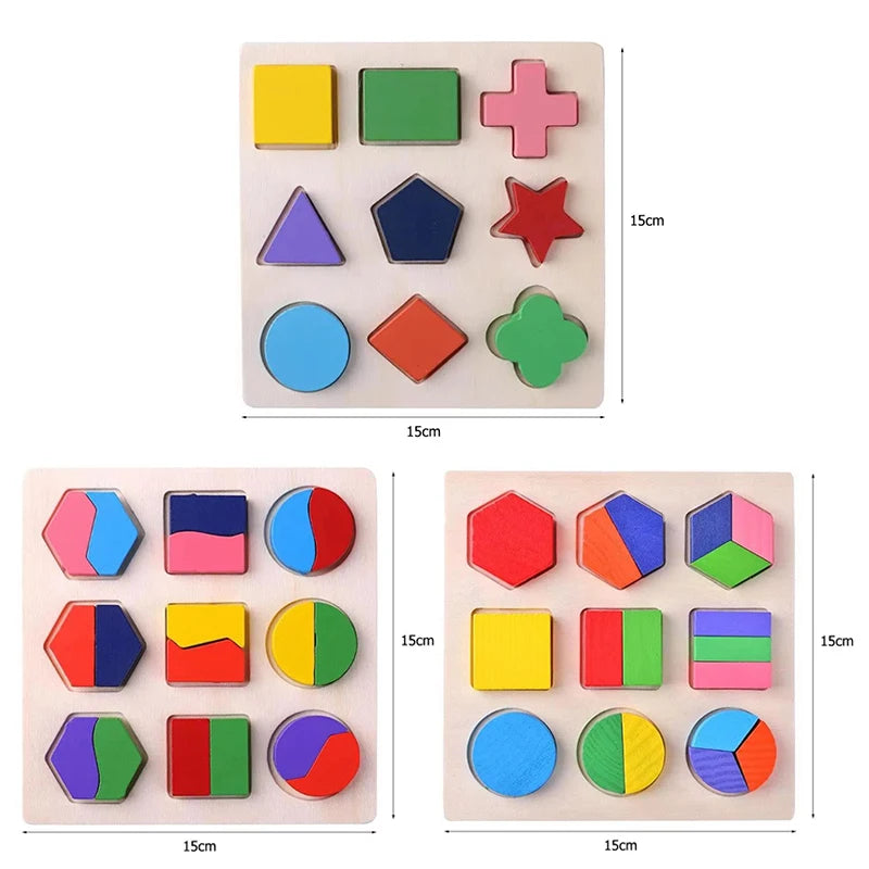 Wooden Geometric Shapes