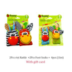 Baby Wrist Rattles Socks