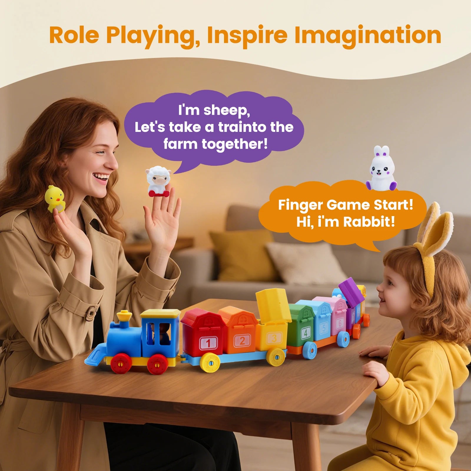 Montessori Farm Train