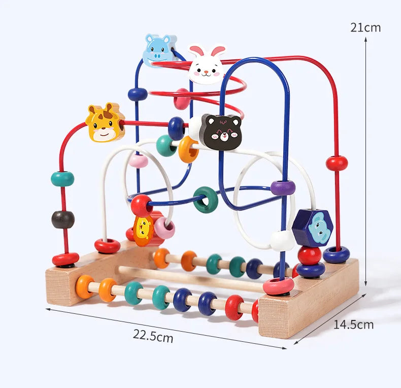 Wooden Toys Bead Maze