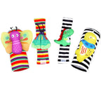 Baby Wrist Rattles Socks
