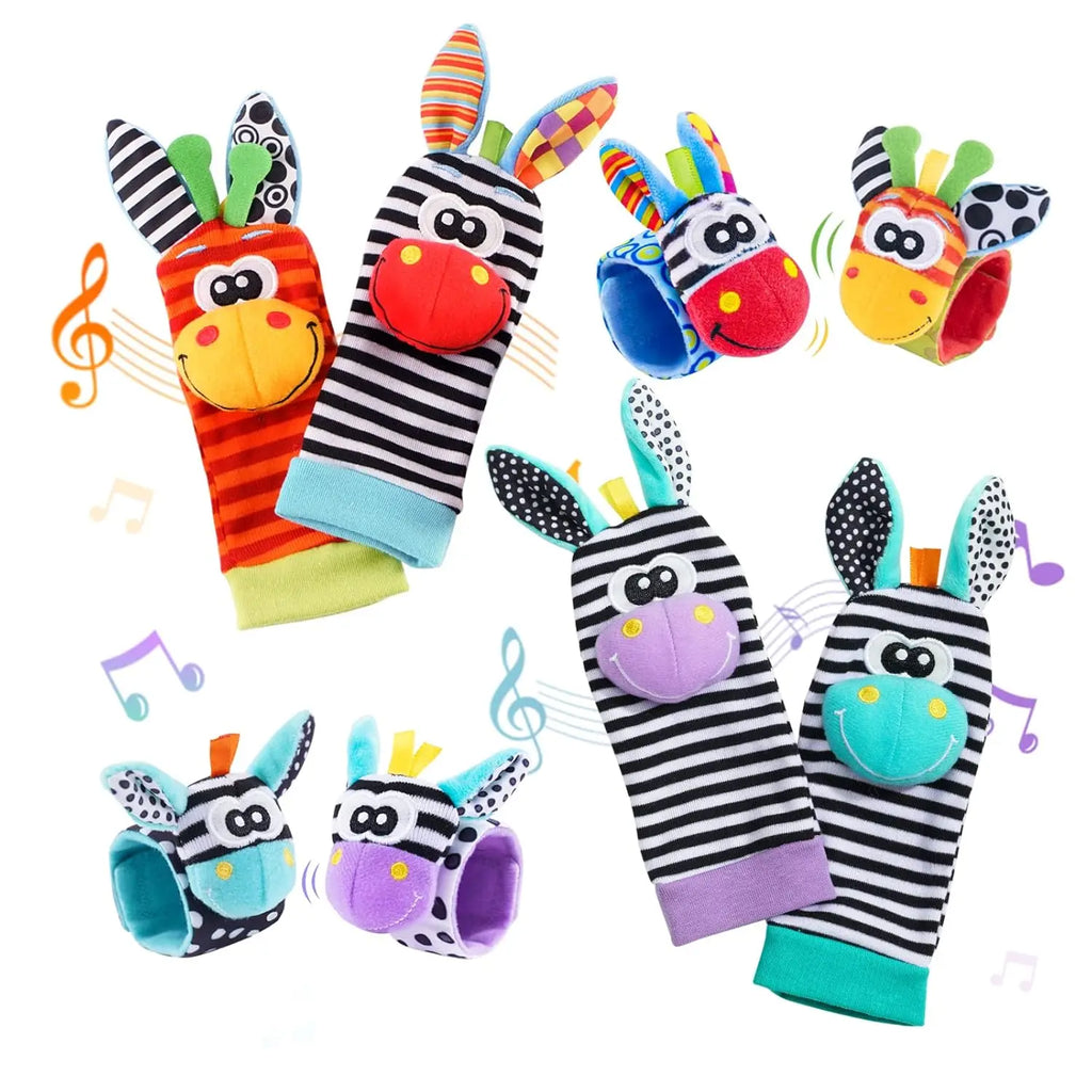 Baby Wrist Rattles Socks