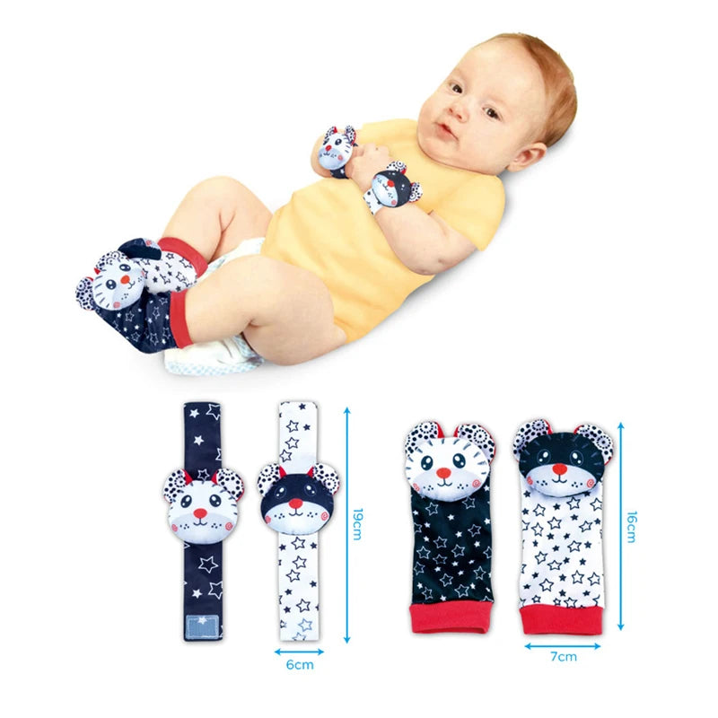 Baby Wrist Rattles Socks