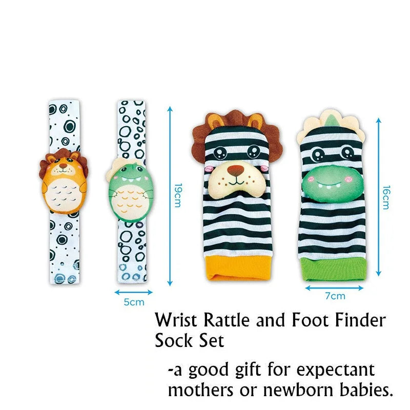 Baby Wrist Rattles Socks