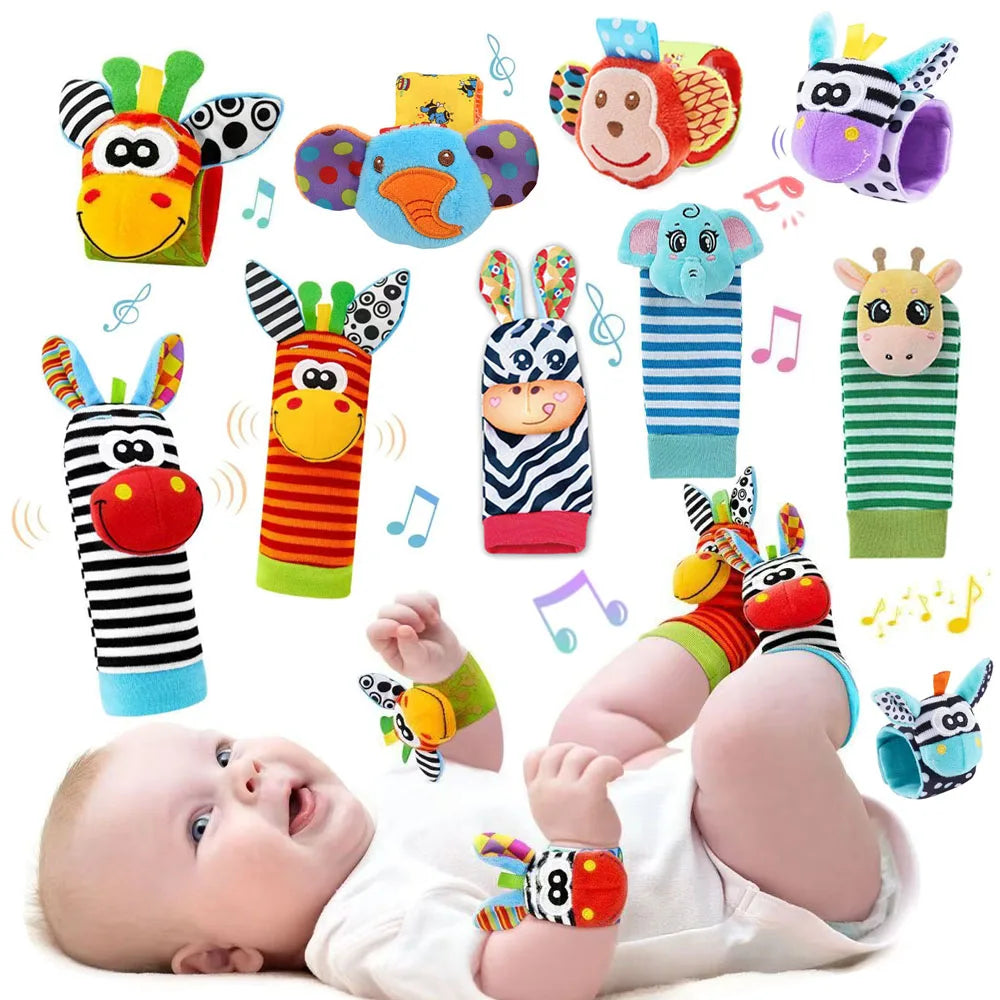 Baby Wrist Rattles Socks