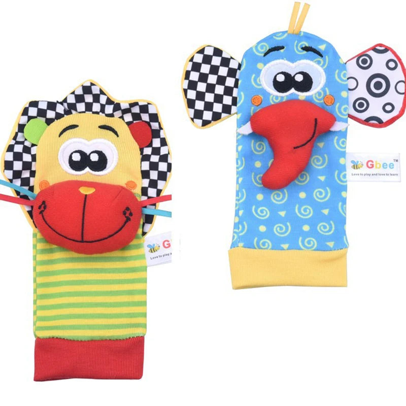 Baby Wrist Rattles Socks