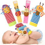 Baby Wrist Rattles Socks
