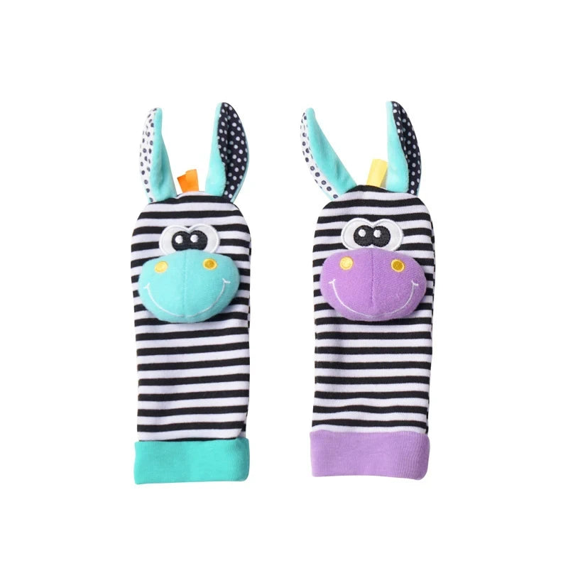 Baby Wrist Rattles Socks