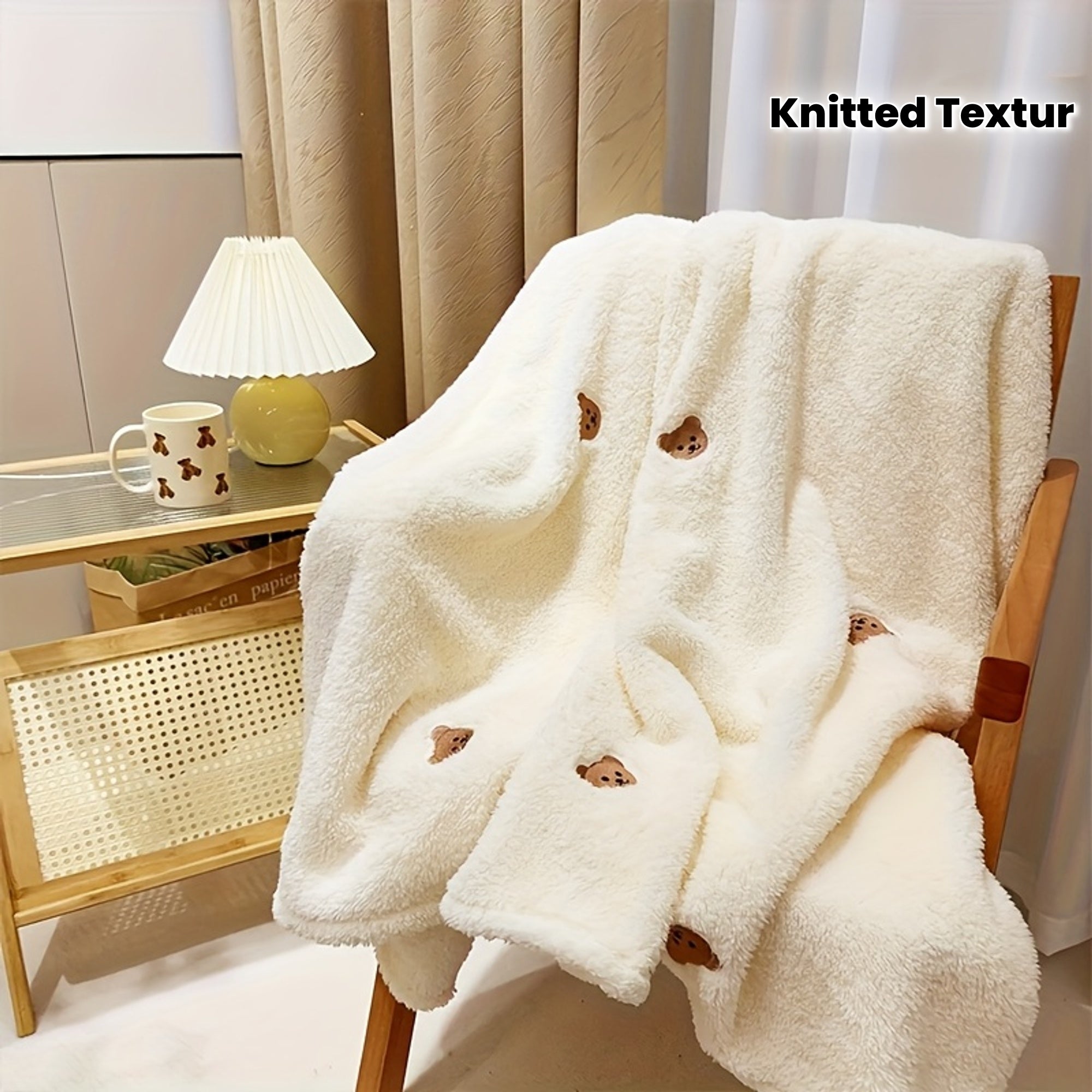 🧸 Cozy Plush Baby Blanket