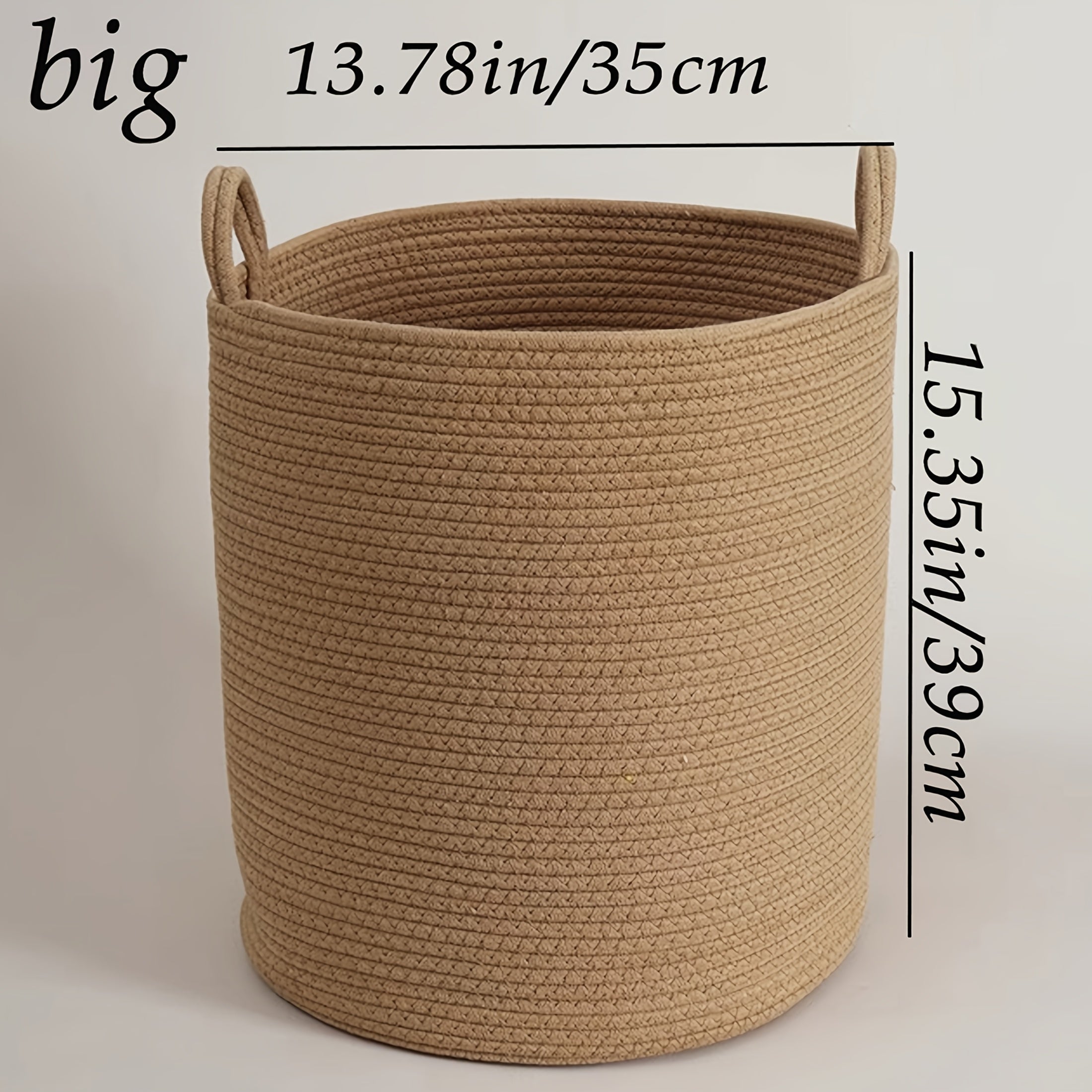 🧺 Bohemian Style Extra Large Woven Fabric Storage Basket
